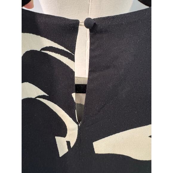 Corey Lynn Calter “Caballos” Horse Print Midi Dress Black & Cream – Size XS - Picture 6 of 10